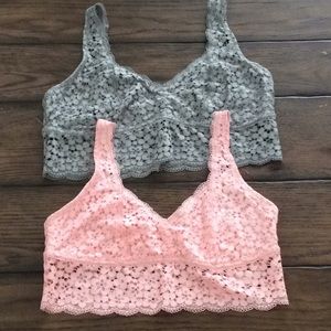 aerie lace cami bra tops